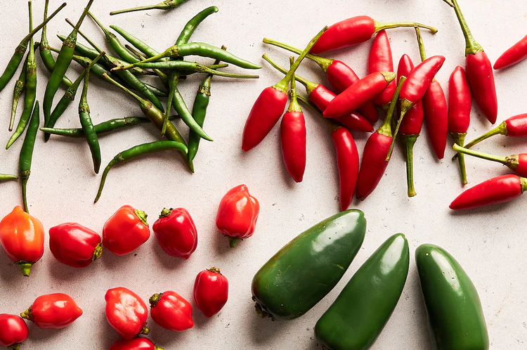Organic chilies Verity